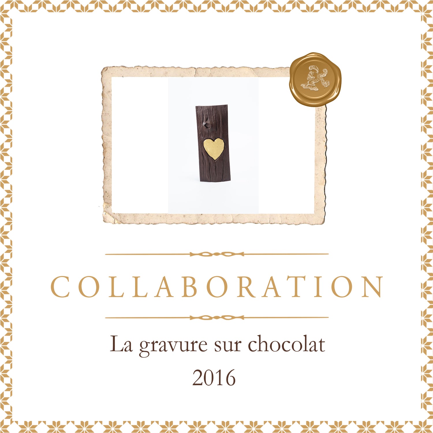 Gravure sur chocolat chez Colette