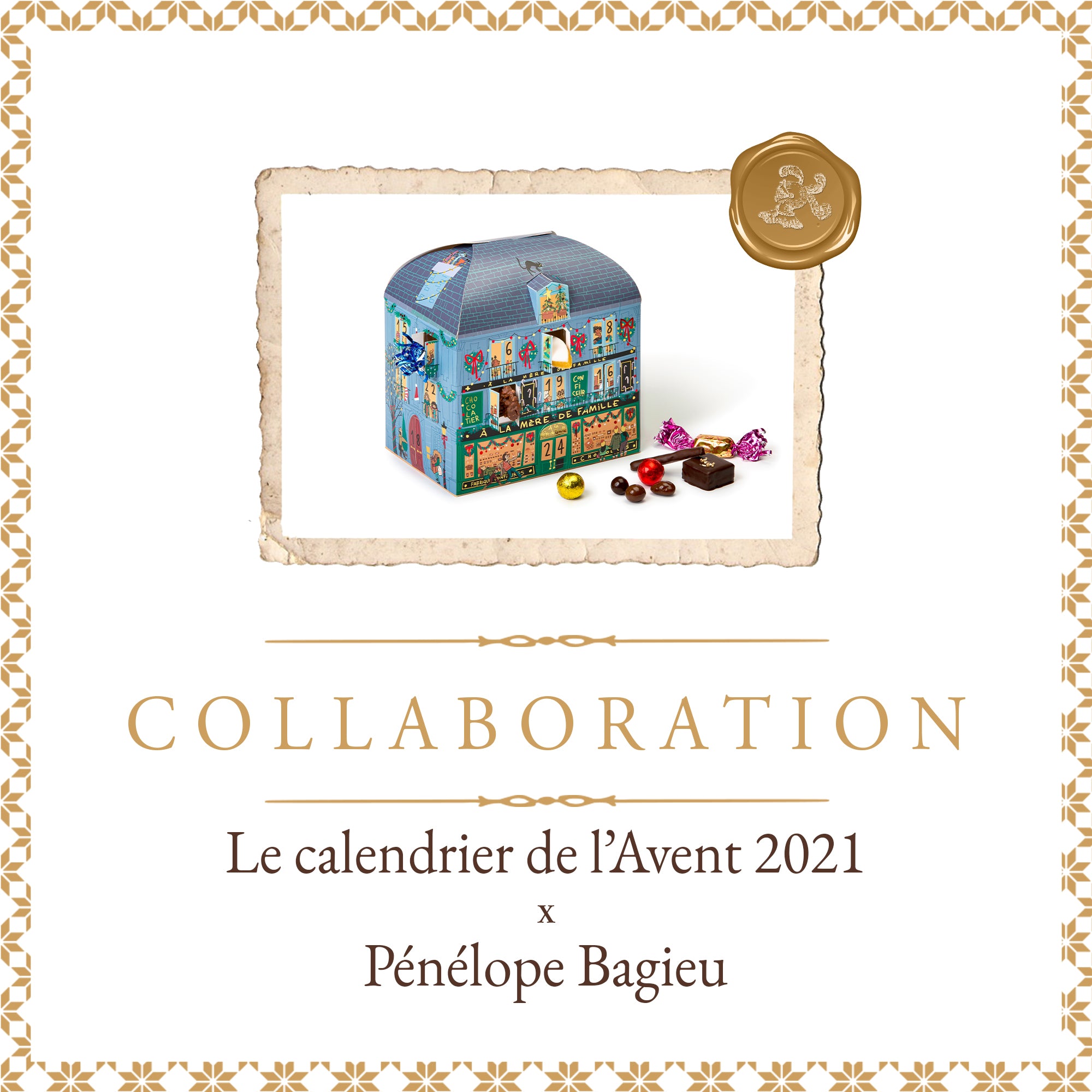 Calendrier de l’Avent 2021 x Pénélope Bagieu