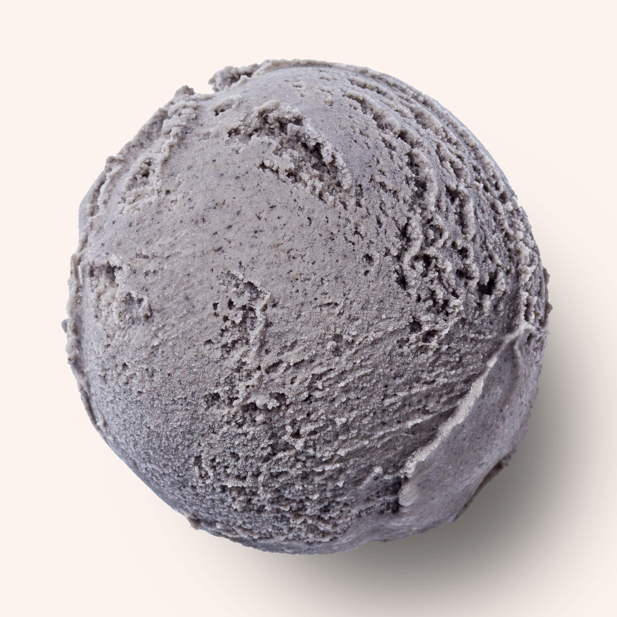 Black sesame ice cream