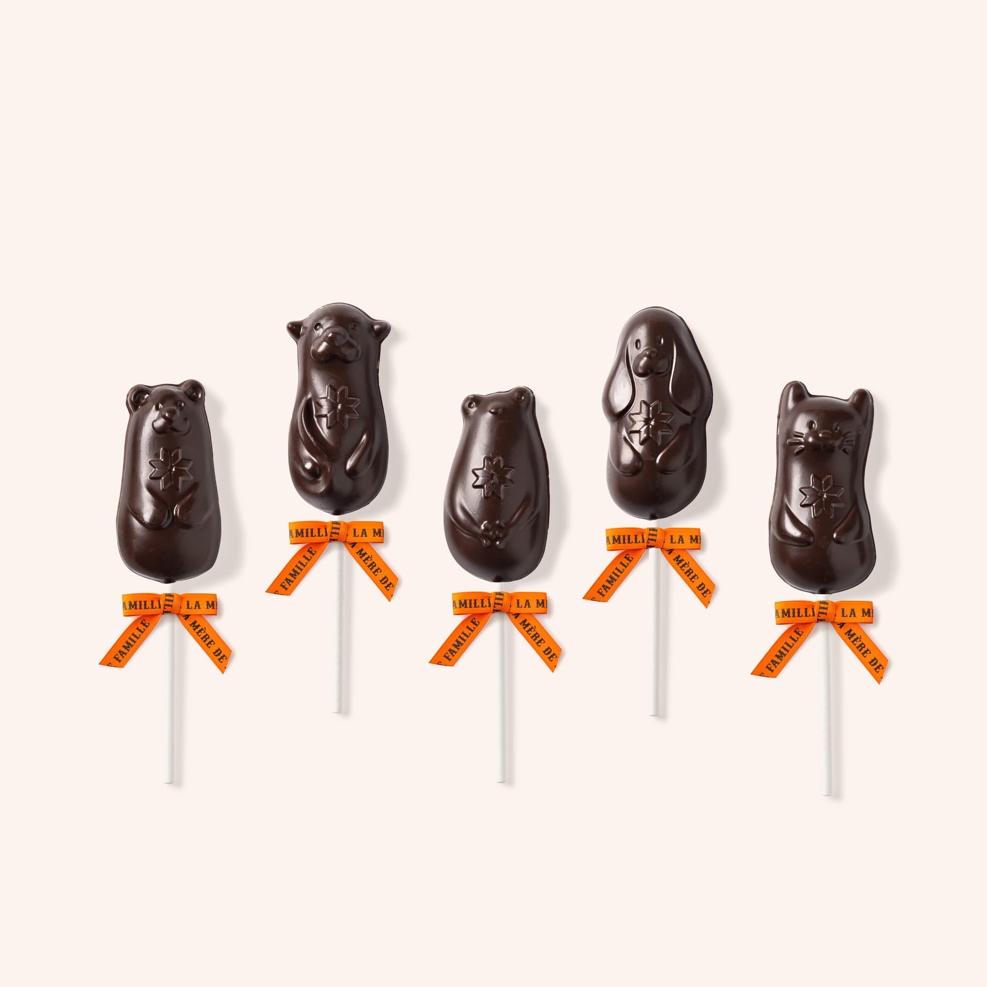 Lollipop family - Dark praline