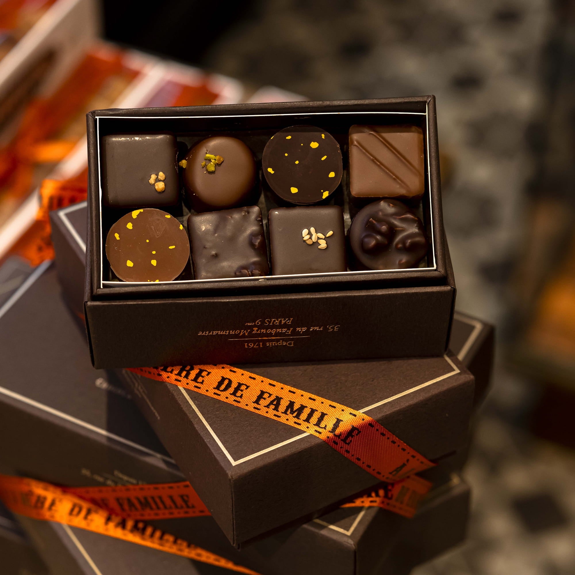 Coffret de chocolats assortis 130 g