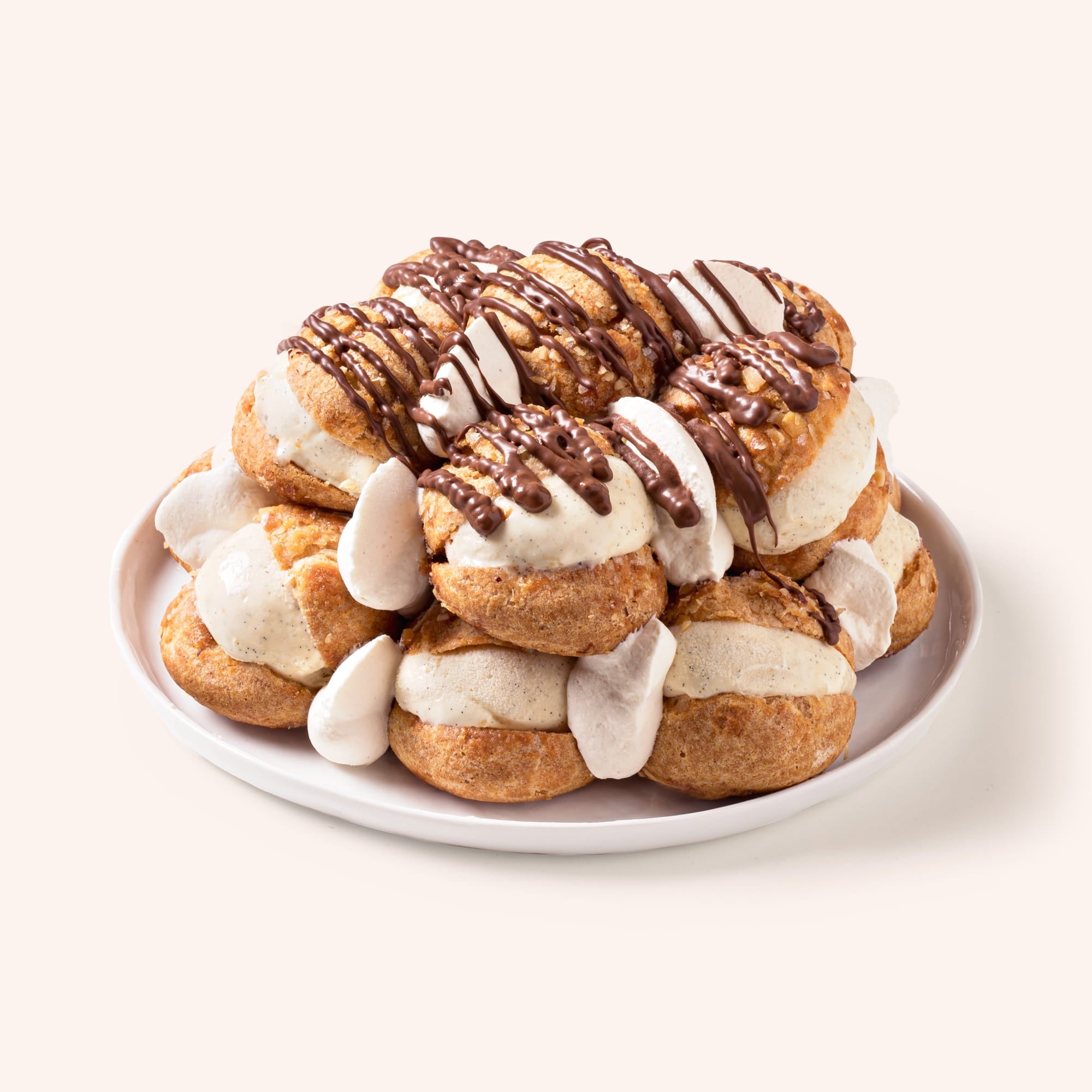 Frozen Chocolate Profiteroles