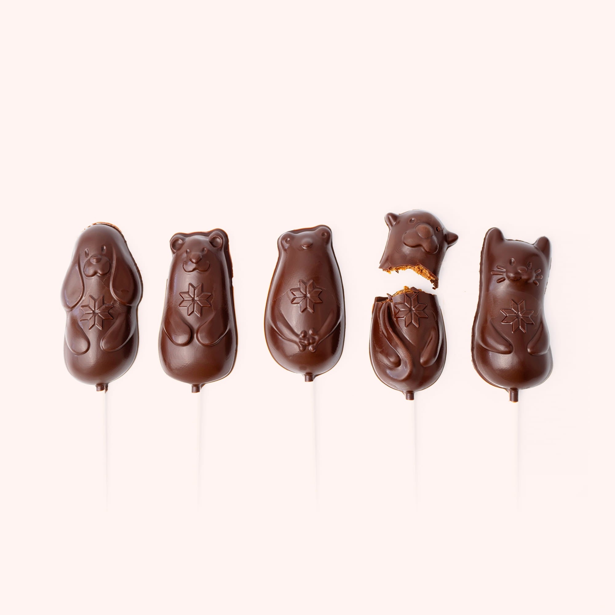 Lollipop family - Dark praline