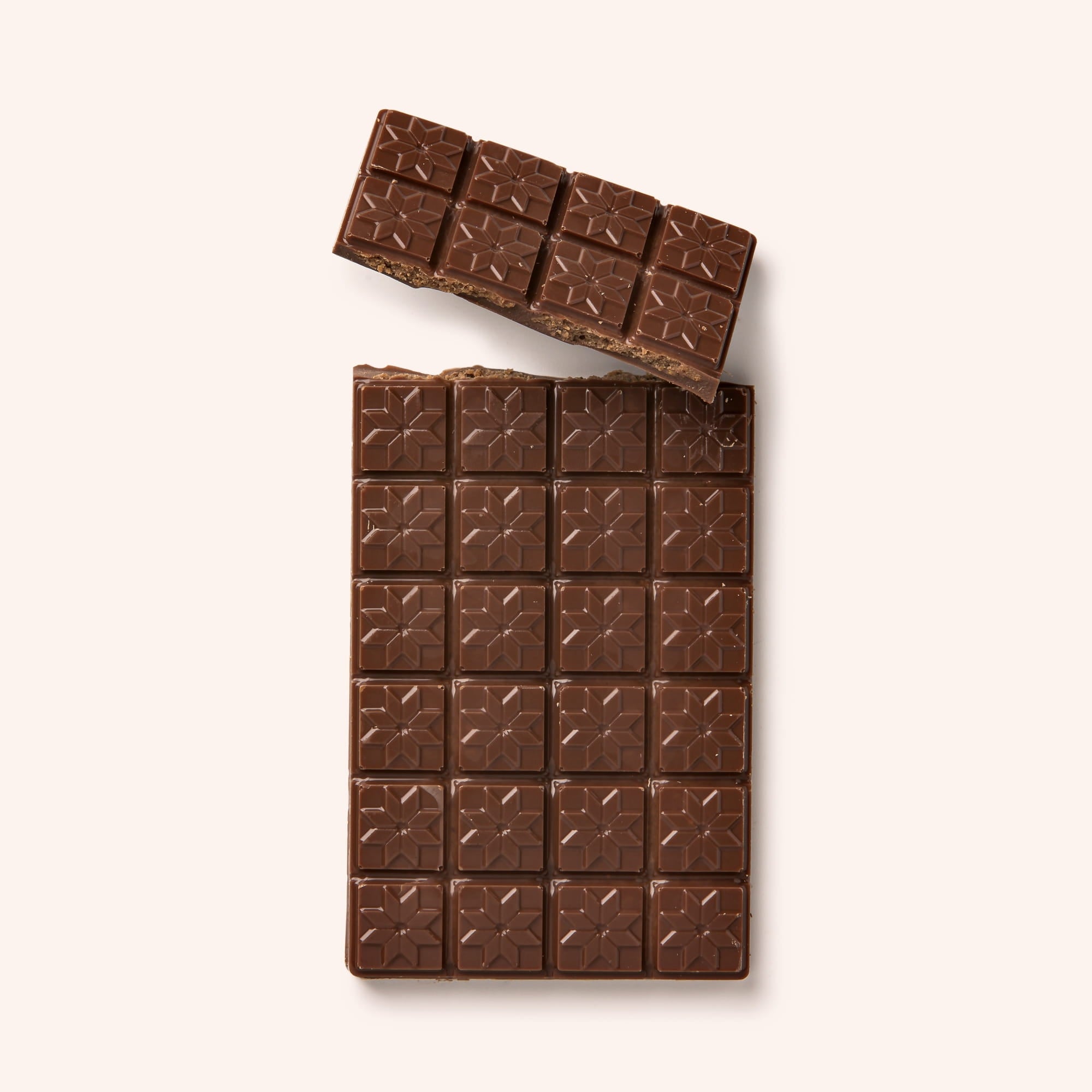 Tablette chocolat praliné feuilleté lait