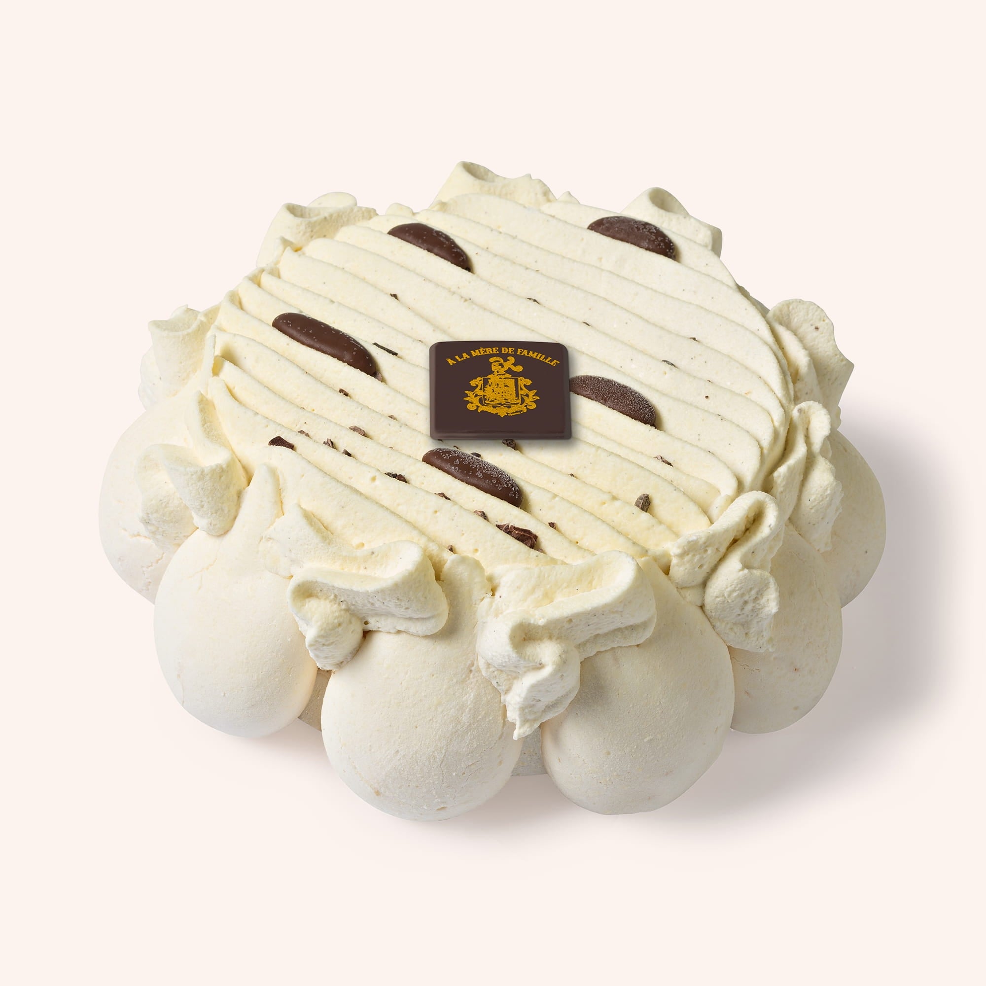 Vacherin glacé vanille chocolat