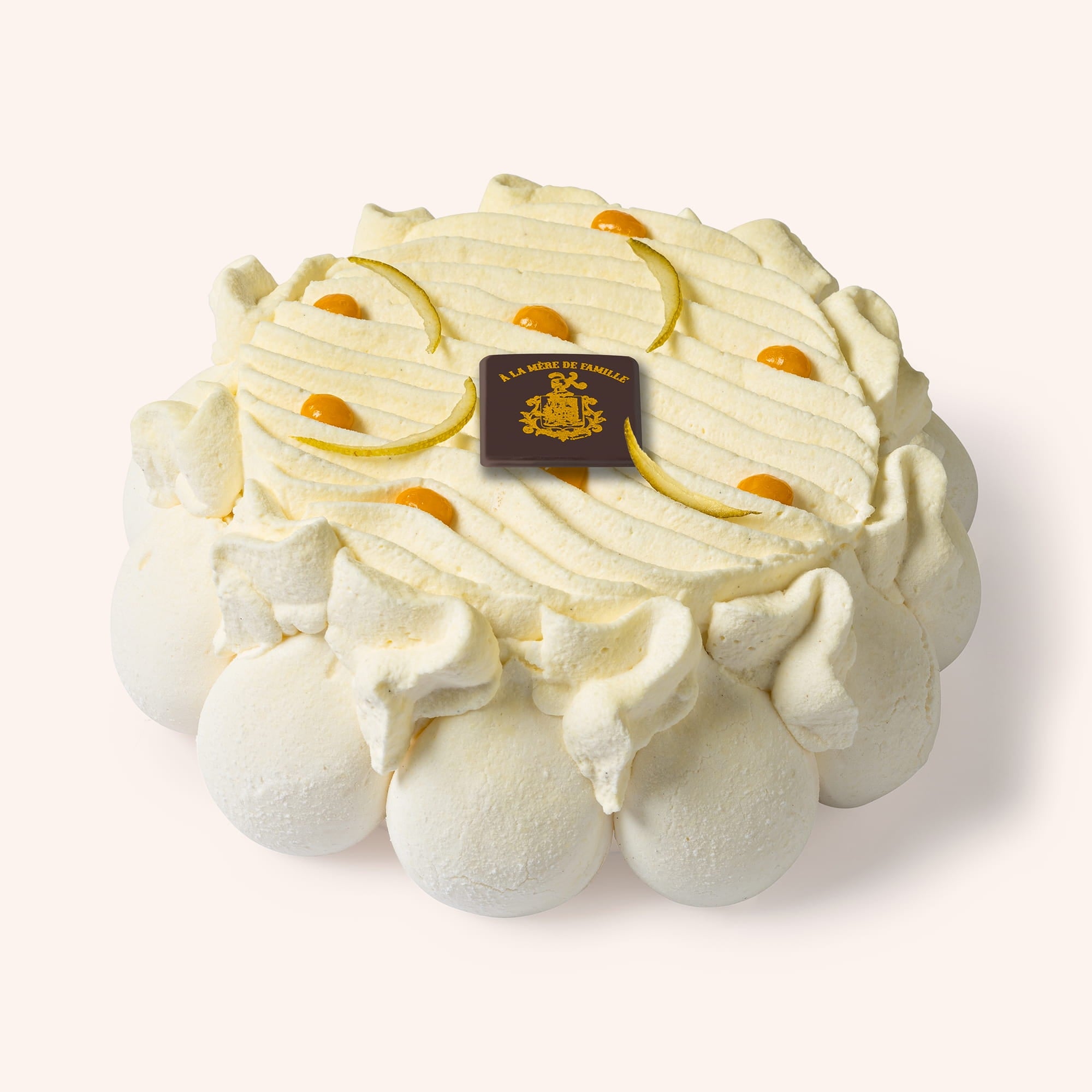 Vacherin glacé vanille fruits exotiques